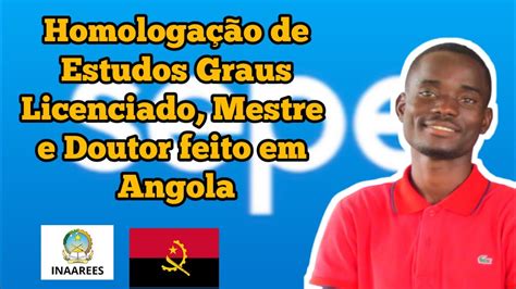 inares|Homologação de Estudos Graus Licenciado, Mestre e Doutor.